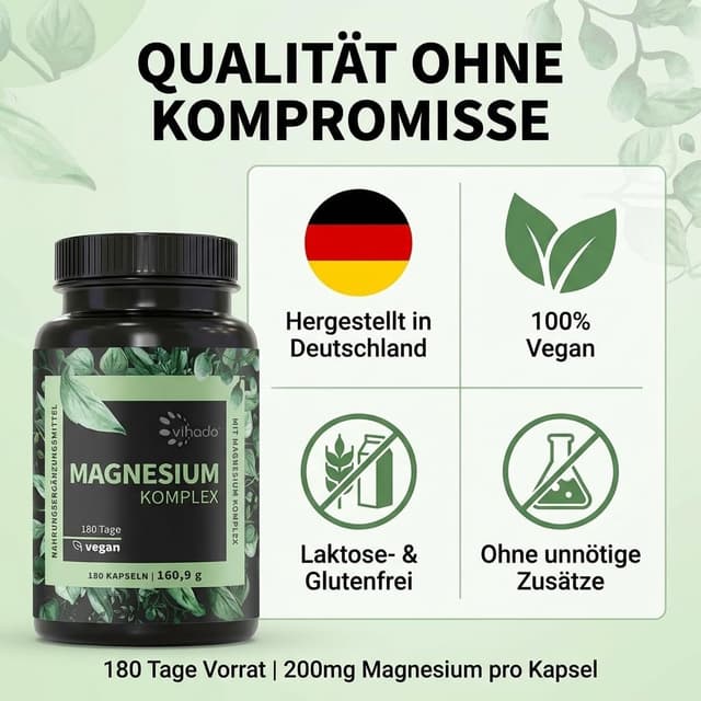 Thumbnail 4 de Vihado Magnesium Komplex 200 mg pro Kapsel