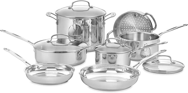 Detalle de Cuisinart Chef’s Classic 11-piece cookware set