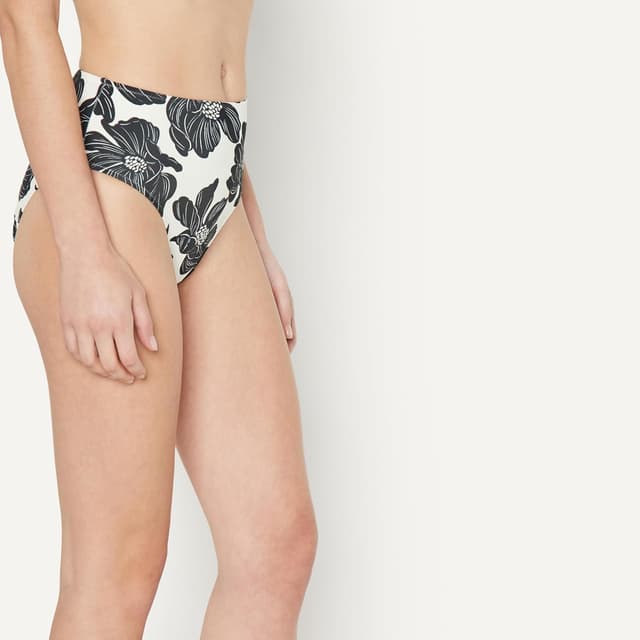 Detalle 2 de Amazon Essentials Femme – bas de bikini échancré taille haute