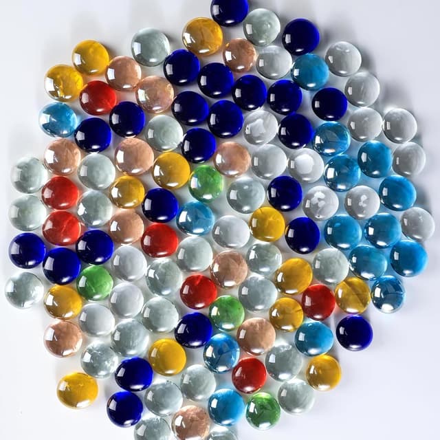 Imagen de Hisredsun 290 Stück Glaskieselsteine 1,35 kg 🪨 en OfertitasTOP