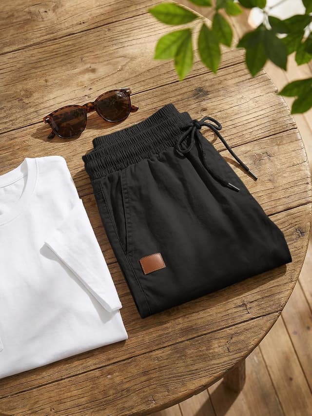 Thumbnail 5 de JMIERR Casual Shorts 94% Cotton Drawstring