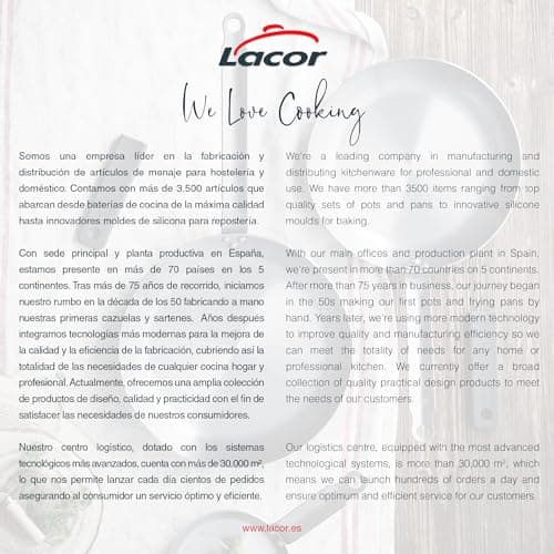 Thumbnail 5 de Lacor Wok Foodie 28 cm ⚙