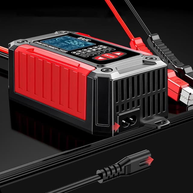 Detalle 2 de 6A Autobatterie Ladegerät mit Batterietester