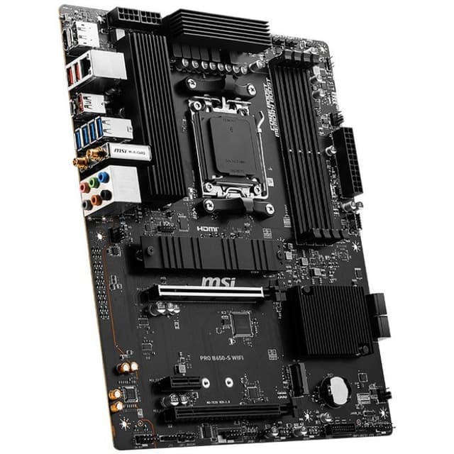 Detalle de MSI PRO B650‑S WIFI placa base ATX