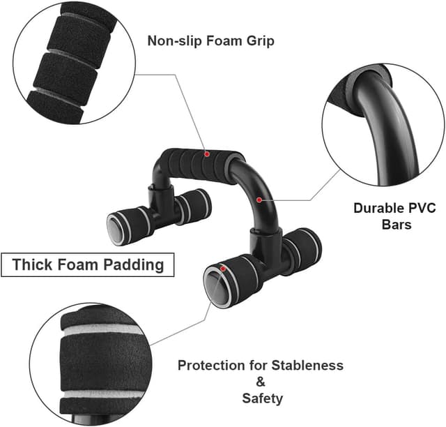 Thumbnail 3 de Flintronic Poignées de Pompe 1 Paire Antiglissante