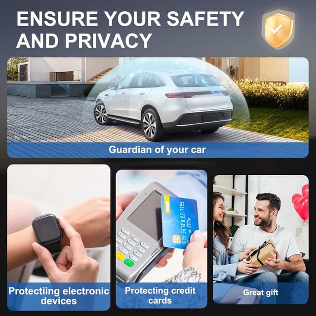 Thumbnail 6 de lanpard Extra Large Faraday Box for Car Keys (8.6 x 5.1 x 4.1 inches) – keyless signal blocking key protector