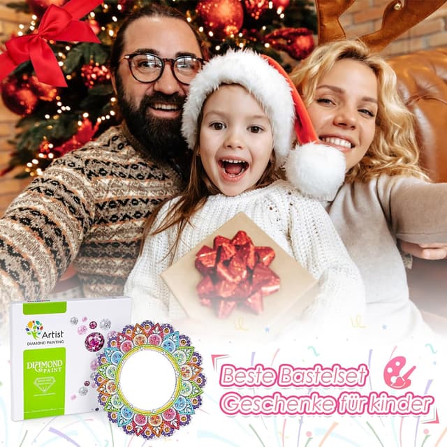 Thumbnail 4 de Geschenk Diamond Painting Spiegel für Mädchen 6–12