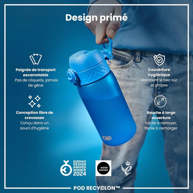 Thumbnail 6 de Ion8 Gourde Enfant 350 ml bleu