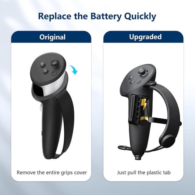 Thumbnail 1 de AMVR Extended Controller Grips for Quest 3