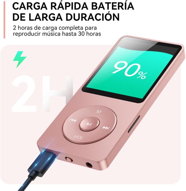 Thumbnail 6 de AGPTEK 16GB Reproductor MP3 70 h de batería