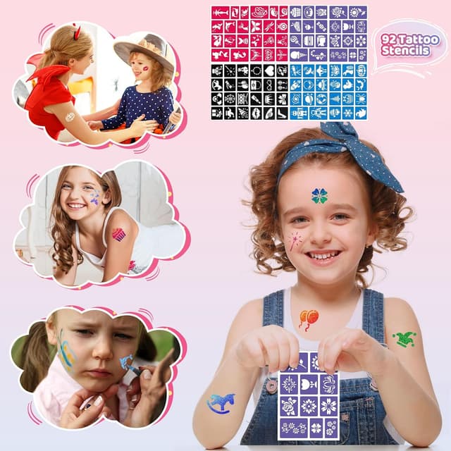Thumbnail 4 de Tattoo Stifte Kinder – Glitzer 10er Set