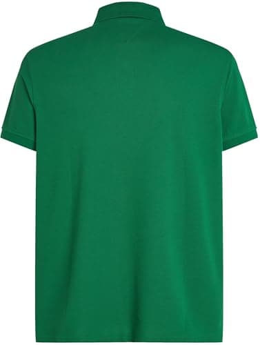 Detalle 2 de Tommy Hilfiger Adaptive polo de manga corta para hombre Regular Fit con botones, verde Nouveau Green (XXL)