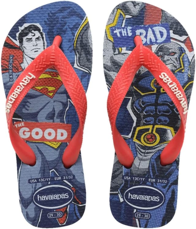 Thumbnail 6 de Havaianas Kids Top Herois DC infradito unisex per bambini e ragazzi, grigio acciaio