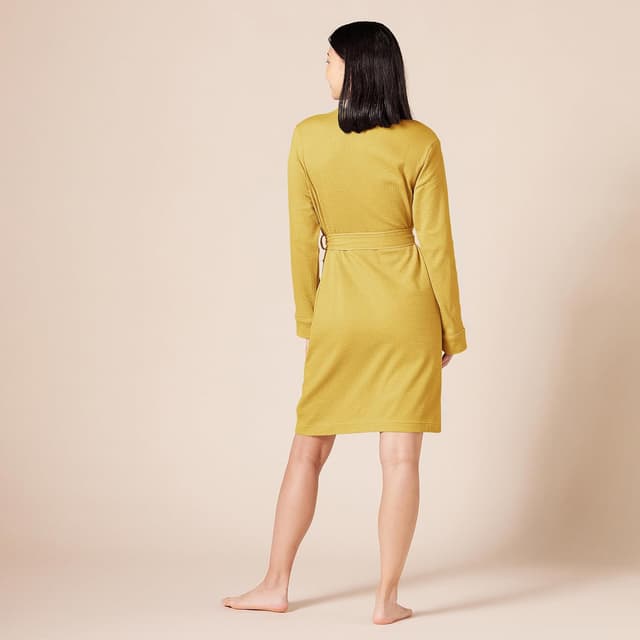 Detalle de Amazon Essentials Lightweight Cotton Waffle Robe