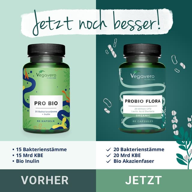 Detalle de Vegavero Kulturen Komplex Probiotikum 60 Kapseln