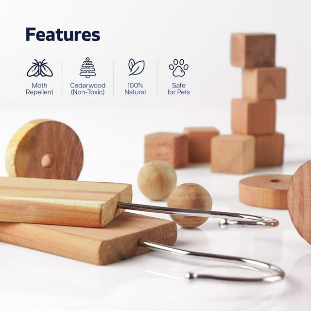 Thumbnail 2 de Cedarwood Moth Repellent for Wardrobes