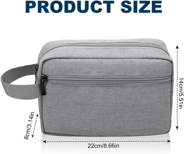 Detalle de Aucuu Beauty Case grande da viaggio impermeabile (borsa da toilette uomo/donna)