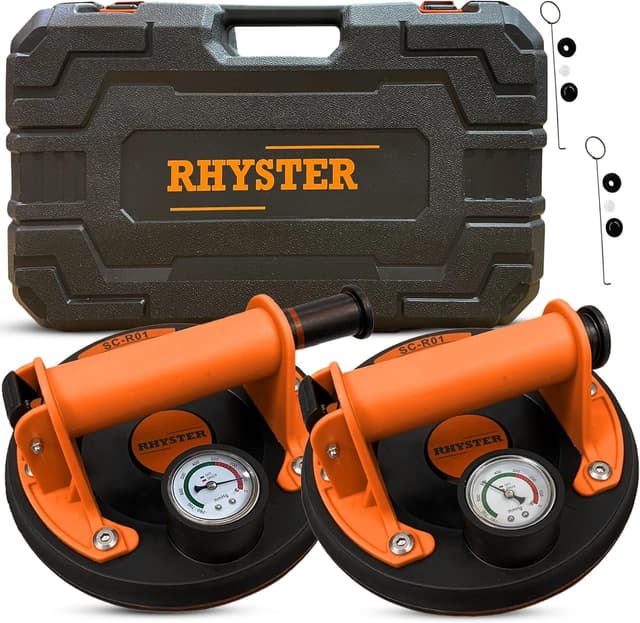 Detalle de RHYSTER 2 Ventose per piastrelle con manometro 200 mm