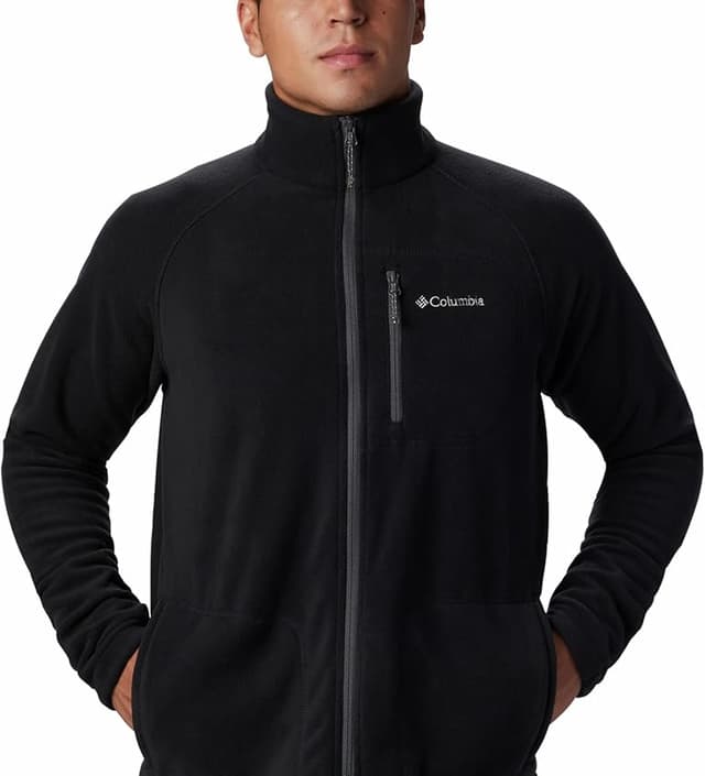 Detalle de Columbia Fast Trek II Fleece Full Zip - Hombre, Negro 🖤