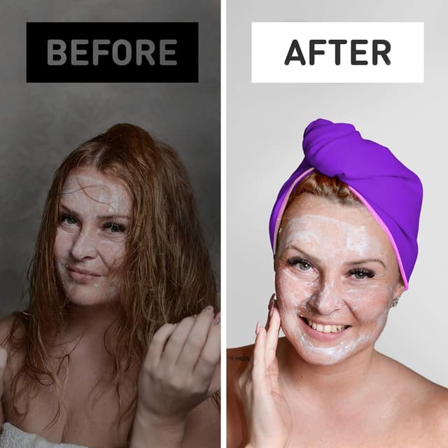 Detalle 2 de Fit-Flip Haarturban Mikrofaser 2-teilig