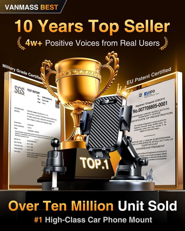 Detalle 2 de VANMASS 2026 Ultimate Car Phone Holder