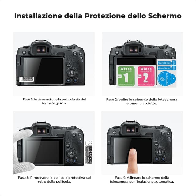 Thumbnail 6 de K&F CONCEPT Proteggi schermo per Canon R50 R8 3 pezzi