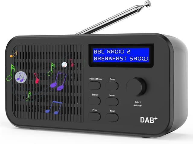 Thumbnail 6 de OiDiPi DAB Radio 2,4-Zoll