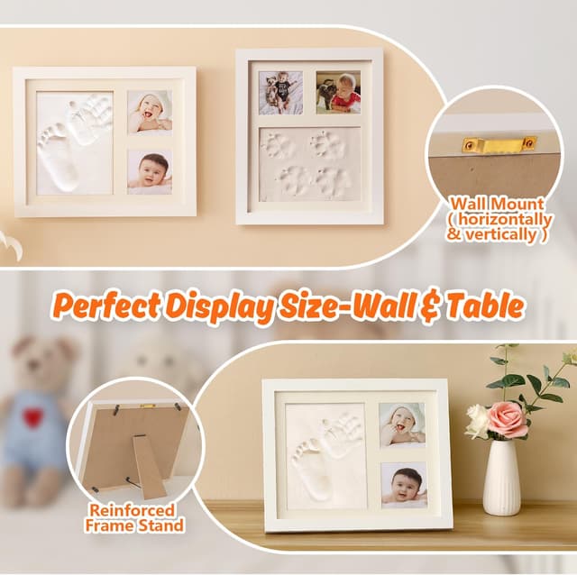 Detalle 2 de PewinGo Footprint & Handprint Clay Kit for Babies