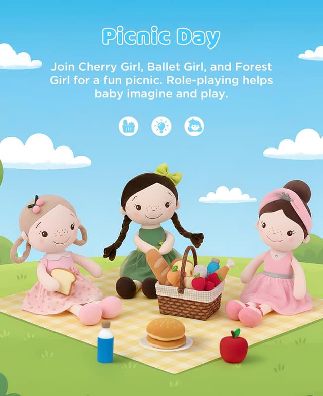 Detalle de GAGAKU 16" Soft Baby Doll for Girls