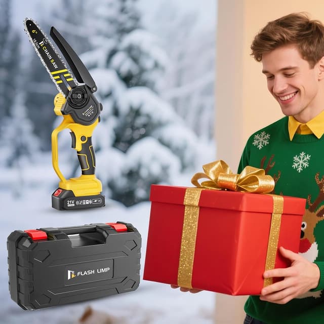 Thumbnail 6 de Mini Chainsaw 6-inch 8000 mAh cordless chainsaw