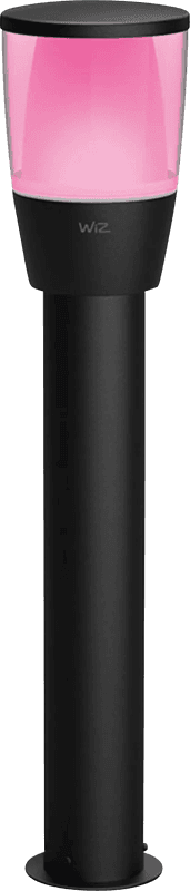 Detalle de WiZ Connected WiZ Elpas Sockelleuchte für den Garten – farbiges & weißes Licht (Schwarz), Erweiterung