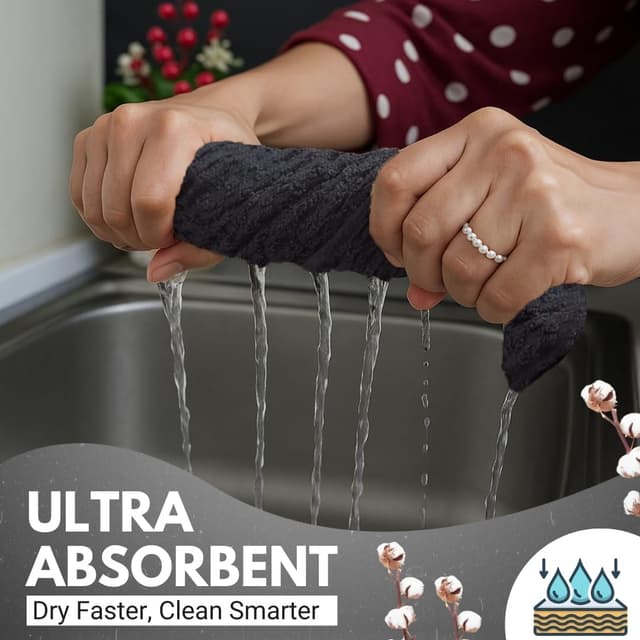 Thumbnail 3 de Infinitee Xclusives Kitchen Towels 15x25 Inch