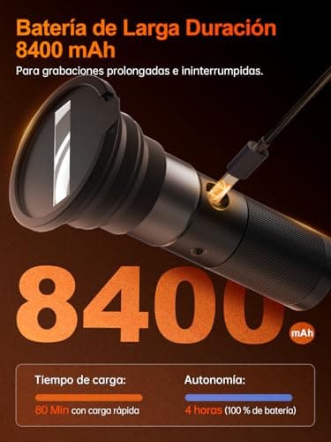 Detalle 2 de Rollei Photoolex GOBO Light Antorcha LED 8.400 mAh