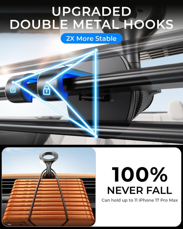 Detalle 2 de MRGLAS Handyhalterung Auto 2026 mit starker Magnetkraft