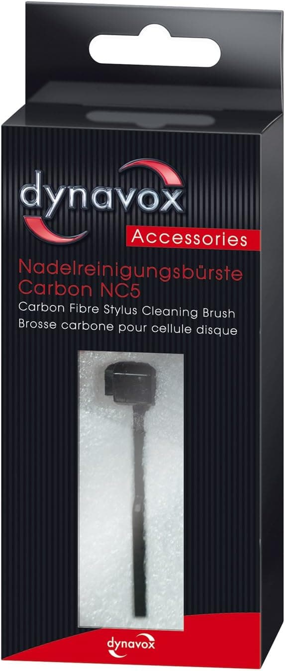 Detalle de Dynavox Nadelreinigungsbürste NC6 Carbon für Plattenspieler-Nadel
