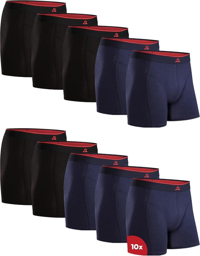 Detalle de DANISH ENDURANCE Bambus Boxershorts Herren