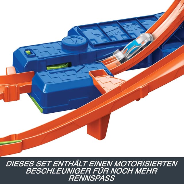 Detalle de Hot Wheels JKJ78 Stunttrack 1:64 Crash-Action