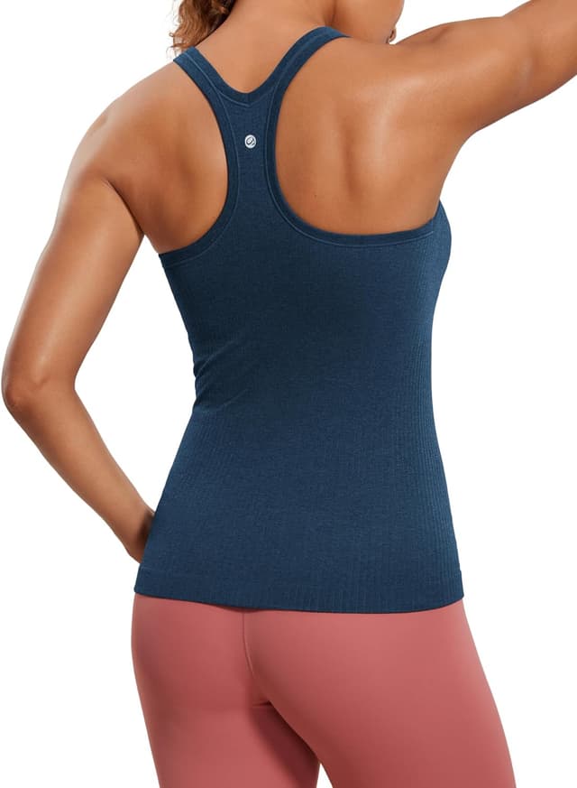 Thumbnail 6 de CRZ YOGA Seamless canottiera donna racerback imbottita con reggiseno integrato