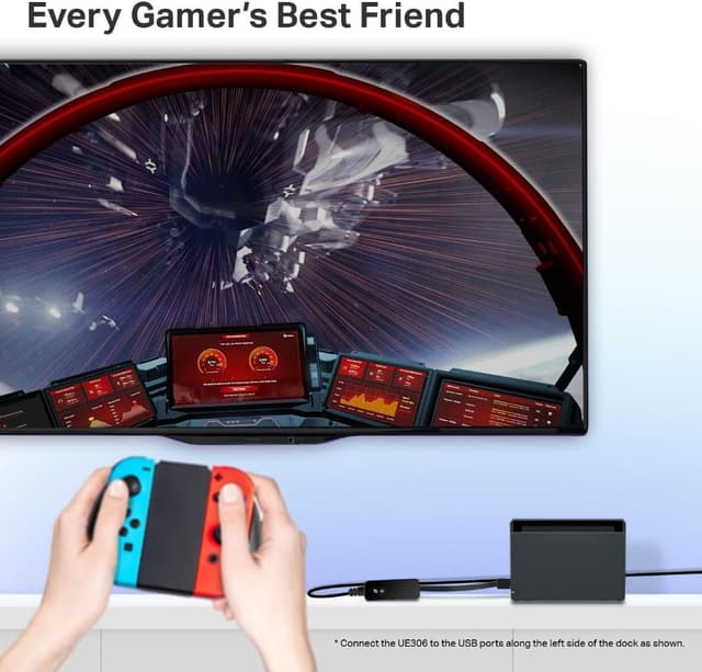 Thumbnail 2 de TP-Link UE306 1Gbps USB Ethernet Adapter 📡