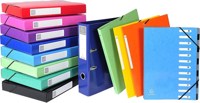 Thumbnail 5 de Exacompta 50302E 8 boîtes Exabox bleu 25x33