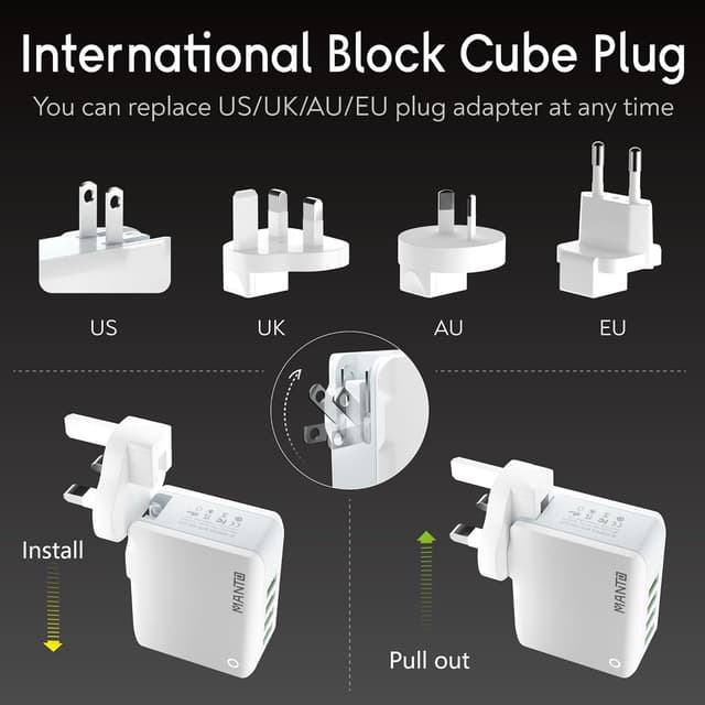 Thumbnail 3 de MANTO Adaptador Internacional Enchufe Universal