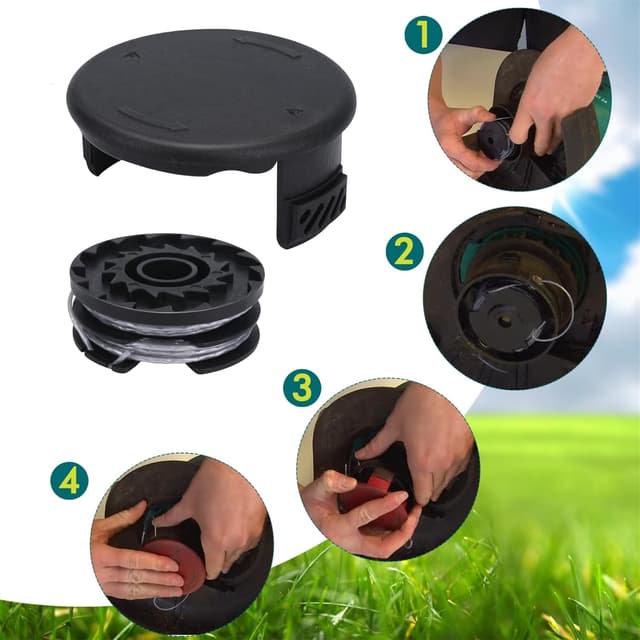 Thumbnail 6 de Eyoloty Fadenspule F016800351 für Bosch AdvancedGrassCut (ART 24/27/30/30-36 LI)