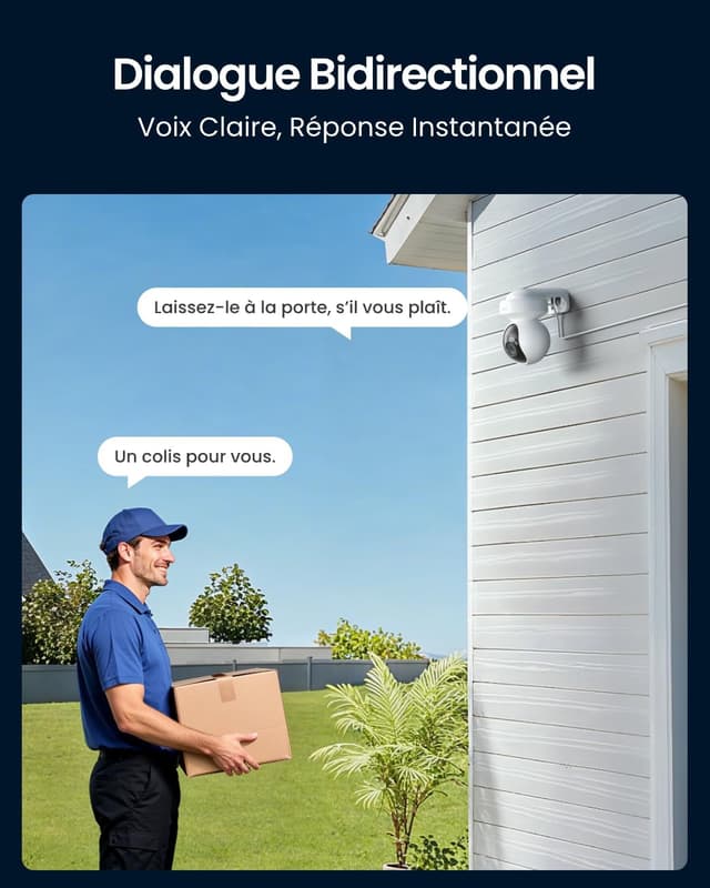 Thumbnail 6 de Reolink Caméra Extérieure PTZ 4K E1 Outdoor S — suivi automatique, rotation 355° et vision nocturne couleur