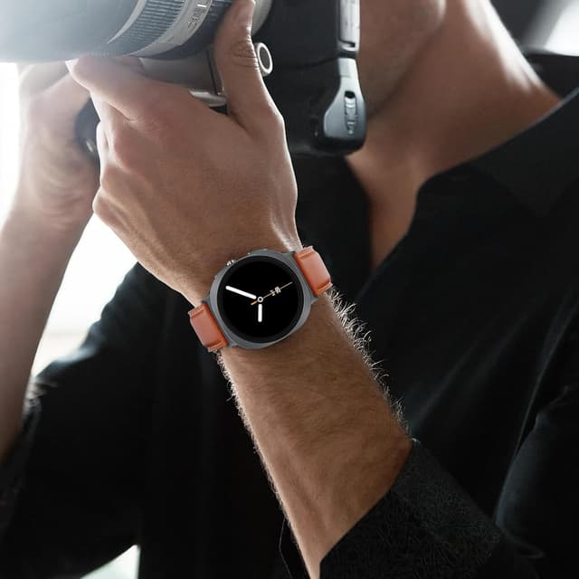 Detalle de Tasikar Genuine Leather Watch Bands for Samsung Galaxy Watch 8 (40mm/44mm/Classic 46mm)