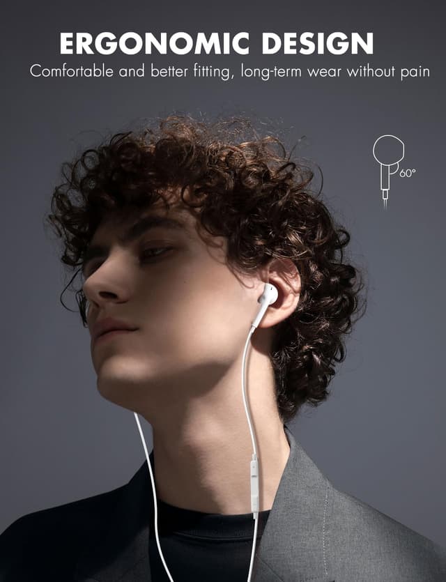 Detalle 2 de Antool Wired Earbuds 3.5mm wired headphones