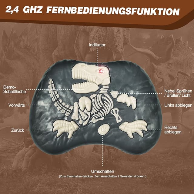 Thumbnail 6 de Sunrad RC Dino T-Rex 1200 mAh