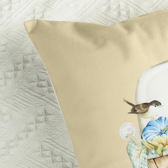 Thumbnail 3 de Bonhause Autumn Pumpkins Cushion Covers 45 x 45 cm 🛋