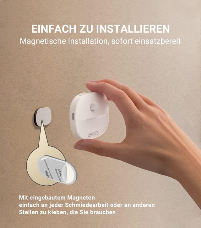 Thumbnail 5 de Lyridz Nachtlicht 3 Stück dimmbar