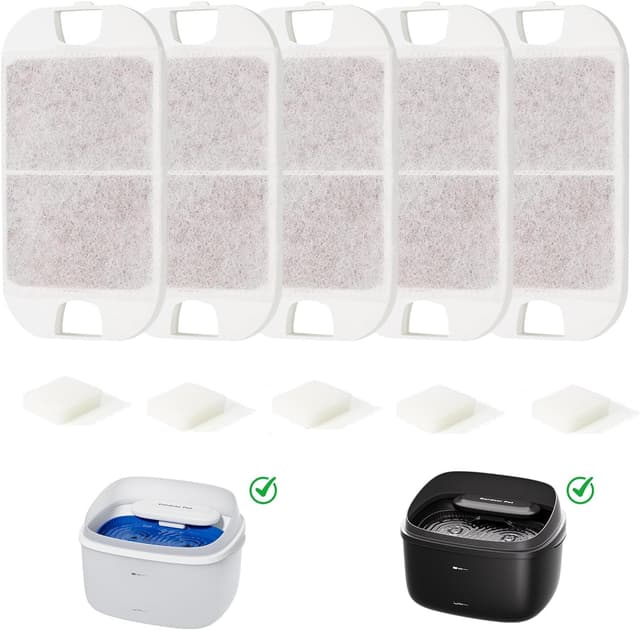 Detalle de Gardner Pet adattatore di ricambio per fontana d’acqua per gatti con design di filtrazione a vortice