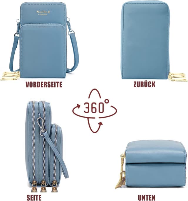 Thumbnail 2 de NoChoX Damen Umhängetasche Handytasche 7 Zoll